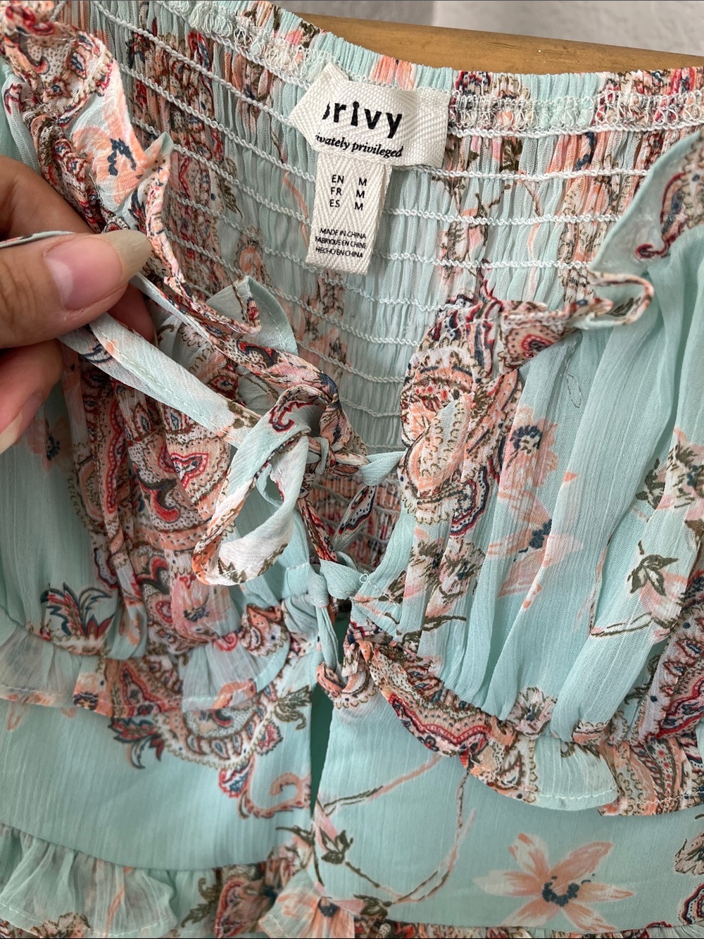 Privy Paisley Ruffled Tiered Maxi Dress🦋 - Picture 5 of 8
